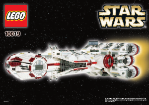 Brugsanvisning Lego set 10019 Star Wars Rebel blockade runner