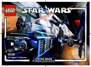 Manual de uso Lego set 10131 Star Wars TIE collection