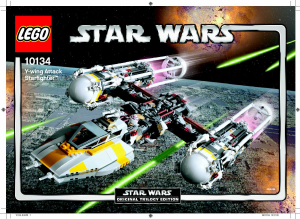 Bruksanvisning Lego set 10134 Star Wars Y-wing Attack Starfighter