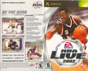 Manual Microsoft Xbox NBA Live 2002