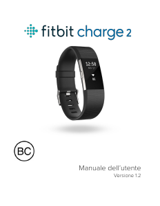 Manuale Fitbit Charge 2 Tracker di attività