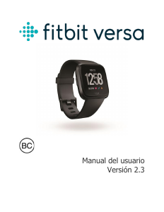 Manual de uso Fitbit Versa Reloj deportivo