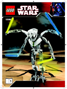 Brugsanvisning Lego set 10186 Star Wars General Grievous