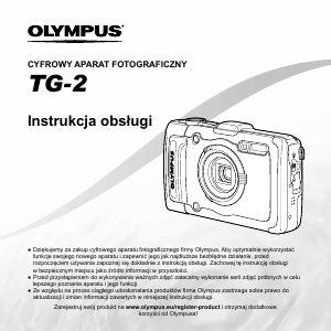 Instrukcja Olympus TG-2 Aparat cyfrowy