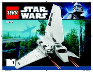 Manual de uso Lego set 10212 Star Wars Imperial shuttle