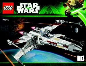 Bruksanvisning Lego set 10240 Star Wars Red Five X-wing Starfighter