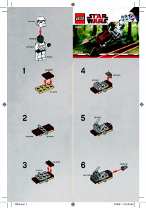 Manual de uso Lego set 30005 Star Wars Imperial speeder bike