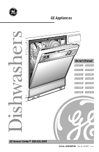 Manual GE GSD2120C04BB Dishwasher