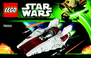 Bruksanvisning Lego set 75003 Star Wars A-wing Starfighter