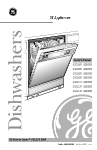 Manual GE GSD1920X66BB Dishwasher