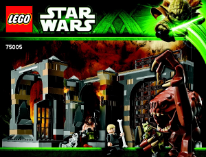 Bruksanvisning Lego set 75005 Star Wars Rancor Pit