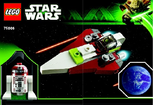 Bruksanvisning Lego set 75006 Star Wars Jedi Starfighter och Kamino