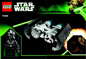 Manual de uso Lego set 75008 Star Wars TIE bomber con asteroid field