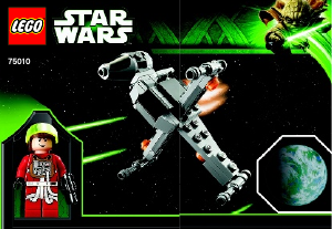 Bruksanvisning Lego set 75010 Star Wars B-Wing Starfighter och Endor