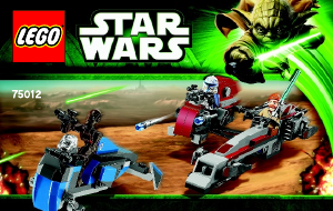 Bruksanvisning Lego set 75012 Star Wars BARC Speeder med sidovagn