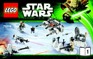 Manual de uso Lego set 75014 Star Wars La batalla de Hoth
