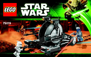 Mode d’emploi Lego set 75015 Star Wars Corporate Alliance Tank Droid