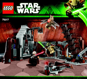 Manual de uso Lego set 75017 Star Wars Duel on Geonosis
