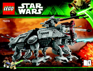 Casa barro Triplicar Manual de uso Lego set 75019 Star Wars AT-TE