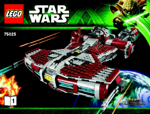 Brugsanvisning Lego set 75025 Star Wars Jedi defender-class cruiser