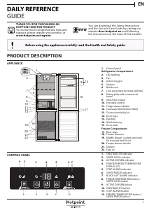 Handleiding Hotpoint-Ariston H8 A3E I H O3 Koel-vries combinatie