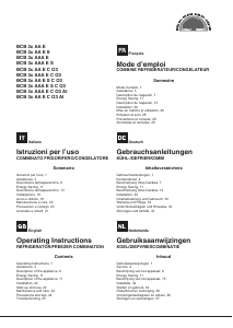 Bedienungsanleitung Hotpoint-Ariston BCB 33 AA E Kühl-gefrierkombination