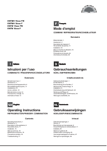 Manuale Hotpoint-Ariston ENTM 182A1 F Frigorifero-congelatore