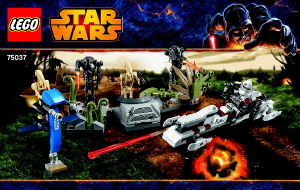 Manuale Lego set 75037 Star Wars Battle on Saleucami