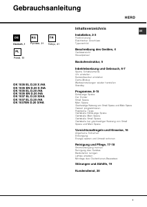 Bedienungsanleitung Hotpoint-Ariston OK 1037EL D.20 X/HA Backofen