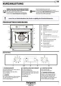 Bedienungsanleitung Hotpoint-Ariston FA2 540 P BL HA Backofen