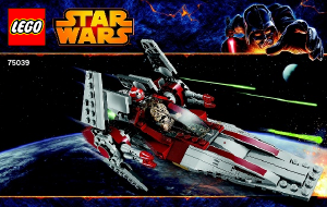 Manual de uso Lego set 75039 Star Wars V-Wing starfighter