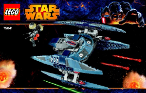 Handleiding Lego set 75041 Star Wars Vulture droid