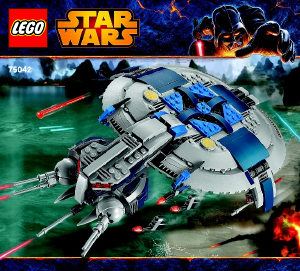 Manual de uso Lego set 75042 Star Wars Droid gunship