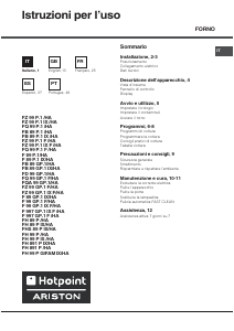 Manuale Hotpoint-Ariston FH 89 P IX/HA Forno