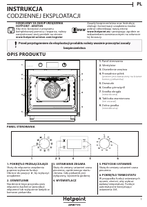 Instrukcja Hotpoint-Ariston FA5 844 C IX HA Piekarnik