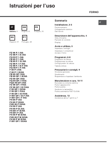 Manual de uso Hotpoint-Ariston F 99 GP.1 IX F /HA Horno