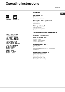 Руководство Hotpoint-Ariston 7OFH 837C (BK) RU/HA духовой шкаф