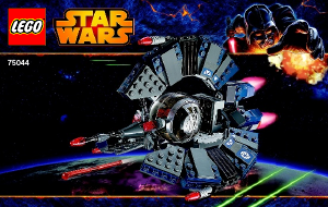 Manual de uso Lego set 75044 Star Wars Droid tri-fighter