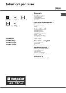 Manual Hotpoint-Ariston OS 89 IX /HA Oven