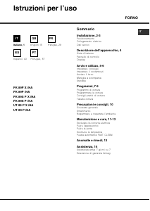 Manual de uso Hotpoint-Ariston FK 89 P X/HA Horno