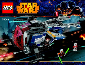 Mode d’emploi Lego set 75046 Star Wars Coruscant Police Gunship