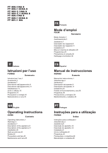 Mode d’emploi Hotpoint-Ariston FT850.1(BRONZO)/HA S Four