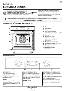 Manual de uso Hotpoint-Ariston FA3 540 P IX HA Horno