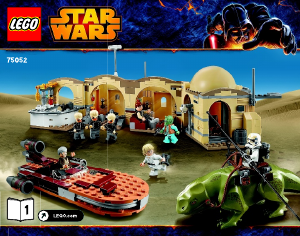 Handleiding Lego set 75052 Star Wars Mos Eisley cantina