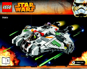 Bruksanvisning Lego set 75053 Star Wars The ghost