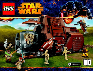 Руководство ЛЕГО set 75058 Star Wars MTT