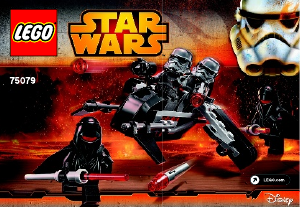 Manuál Lego set 75079 Star Wars Shadow Troopers