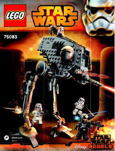 Manual Lego set 75083 Star Wars AT-DP