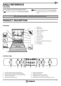 Manual Indesit DFC 2C24 B Dishwasher