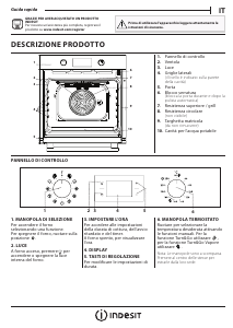 Manuale Indesit IFWS 3844 JP IX Forno